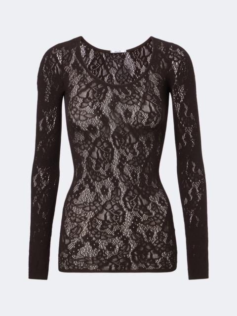 Wolford Infinite floral lace top