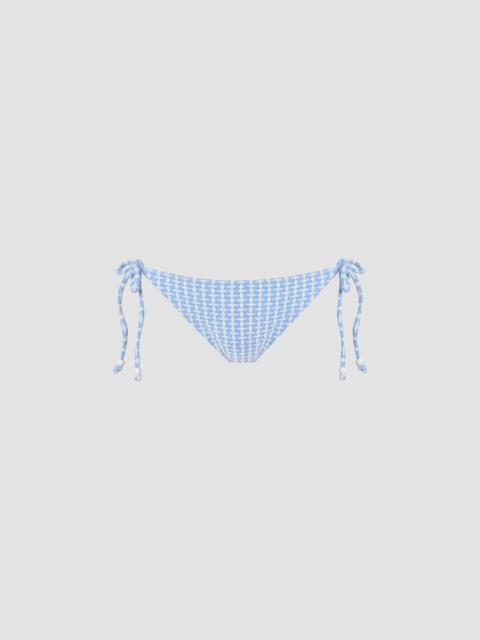Shoshanna Women's Geo Text Triangle Bikini Bottom - Marina Optic