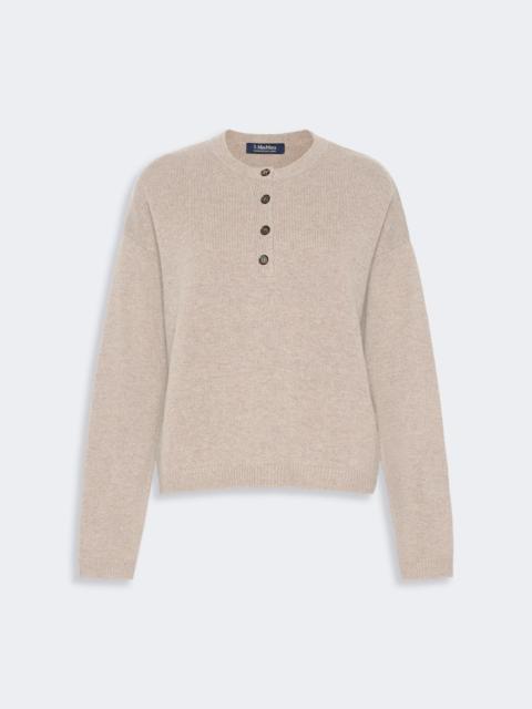 'S Max Mara LISA Wool and cashmere mini sweater - BEIGE