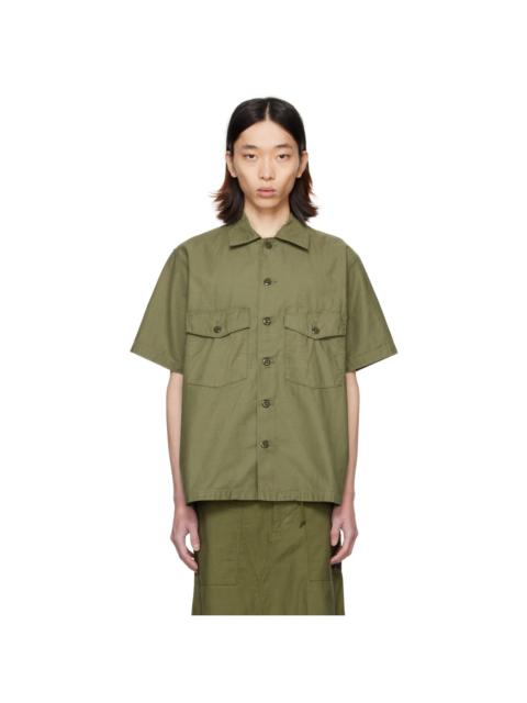 NEEDLES Khaki Fatigue Shirt