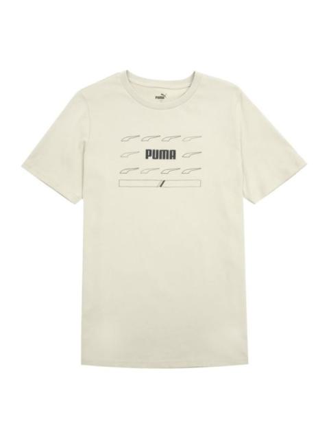 PUMA PUMA Graphic T-Shirts 'Beige' 849571-64