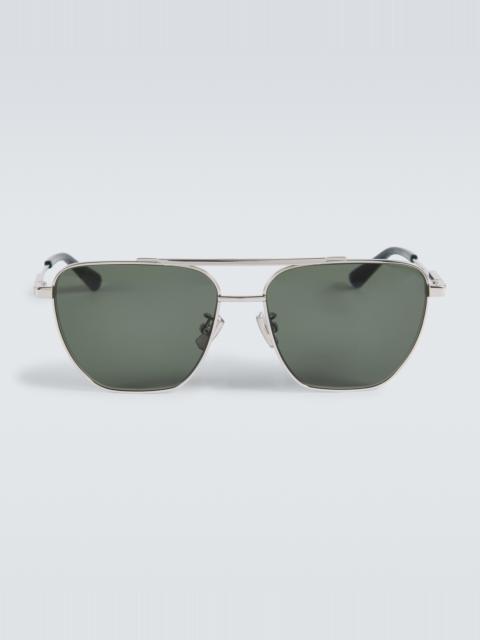 Bottega Veneta Metal-frame sunglasses
