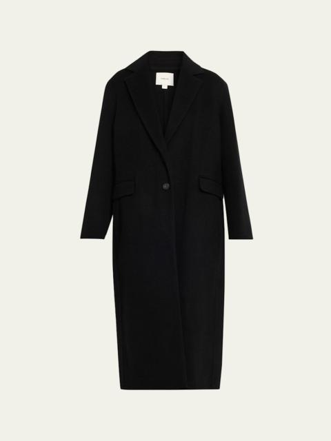 Vince Cashmere-Wool Single-Breasted Coat