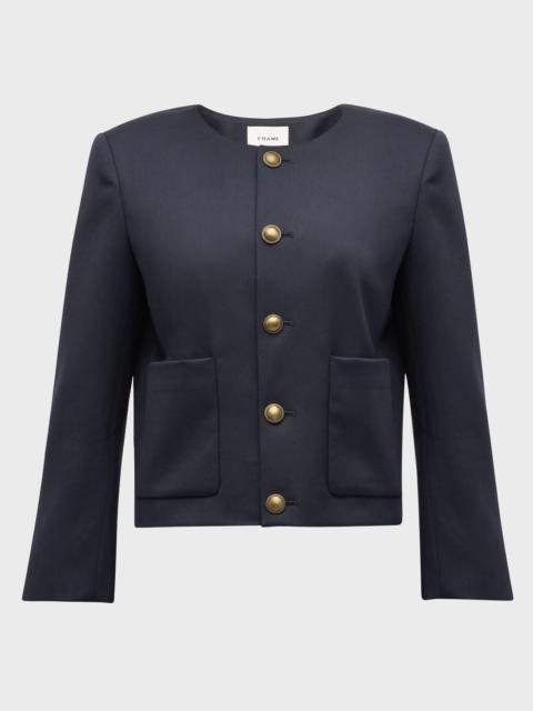 FRAME Button-Front Jacket
