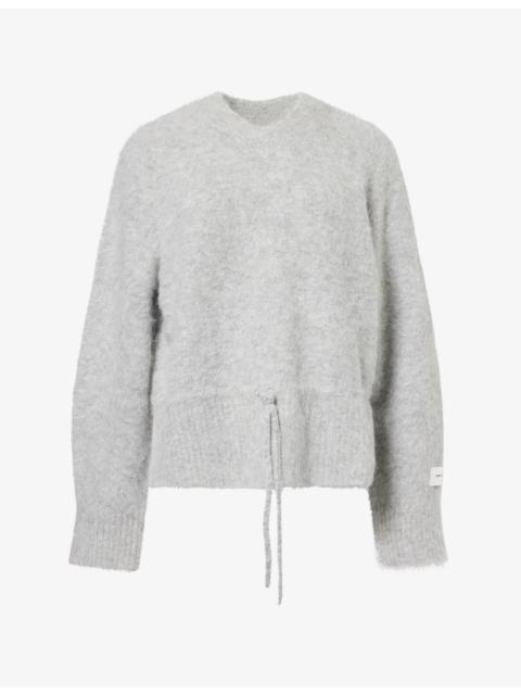 SAMSØE SAMSØE Salo V-Neck Wool-Blend Jumper