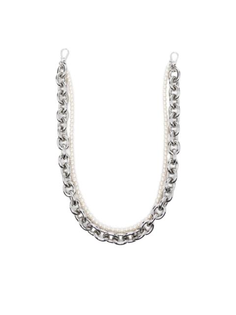 Simone Rocha pearl-embellished bag strap