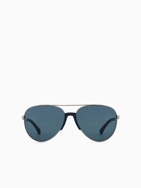 EMPORIO ARMANI Men’s aviator sunglasses