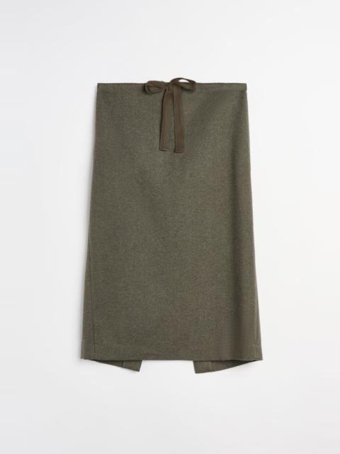 Our Legacy Crush Skirt Night Pine Fishbone Bound Wool