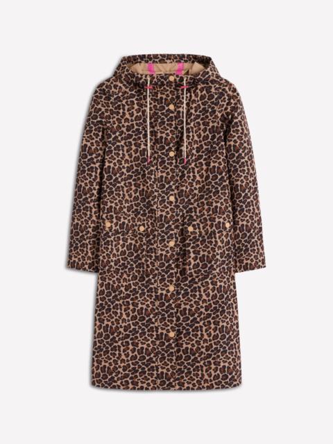 BODEN Longline Rain Mac-Multi, Cheetah Spot