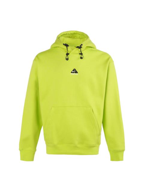 Nike Nike ACG Therma-Fit Solid Color Logo Embroidered hooded Long Sleeves Unisex Fluorescent Green DH3087