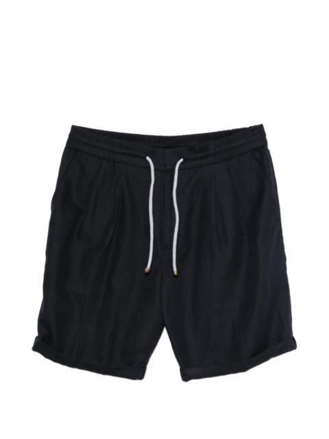Brunello Cucinelli drawstring pleated shorts