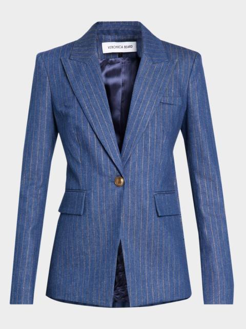 VERONICA BEARD Naira Striped Dickey Jacket