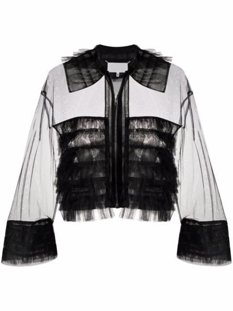 Maison Margiela sheer tulle bomber jacket