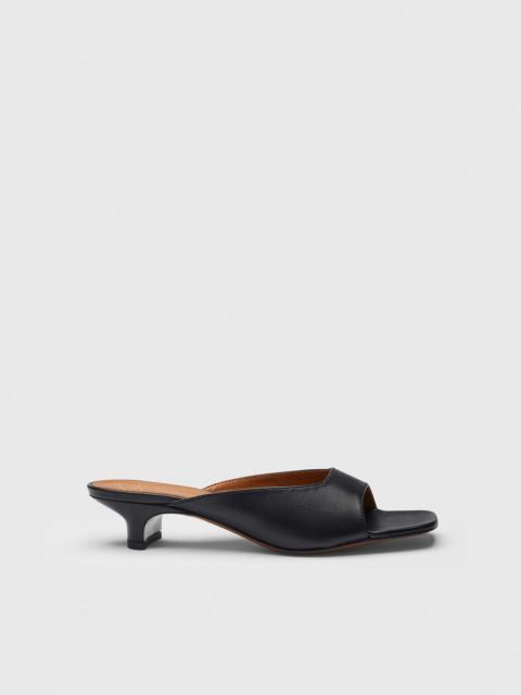 ATP ATELIER Tavenna Black Nappa Kitten heels