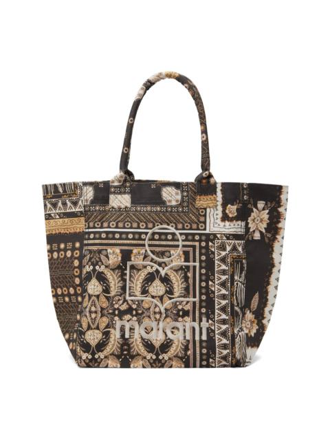 Isabel Marant Black & Off-White Yenky-GE Tote