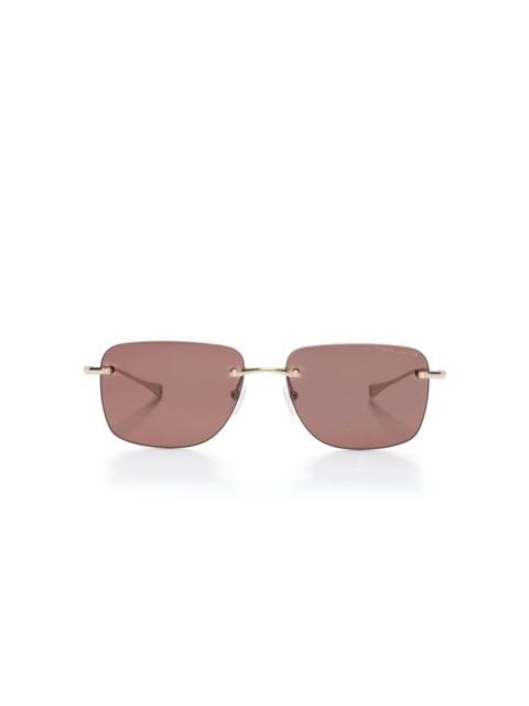 DITA rimless square-frame sunglasses