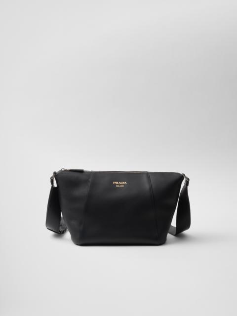 Leather shoulder bag