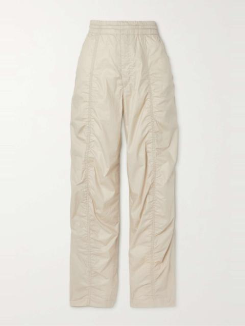 Isabel Marant Kimbra cotton-shell straight-leg track pants
