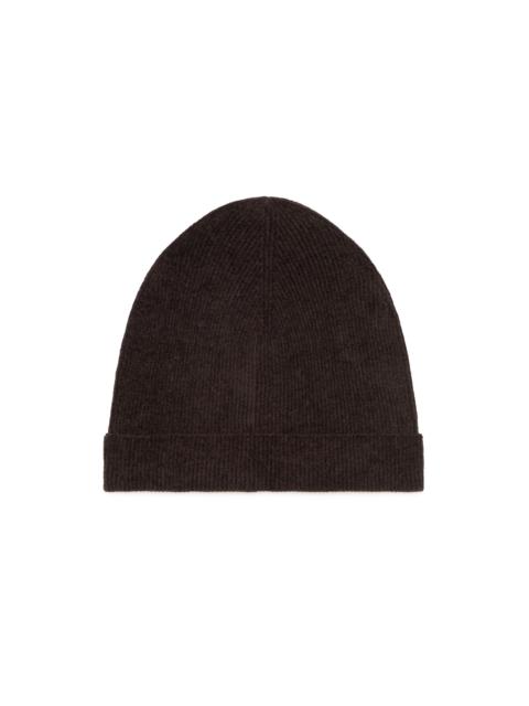 GABRIELA HEARST Spire Knit Beanie in Chocolate Silk