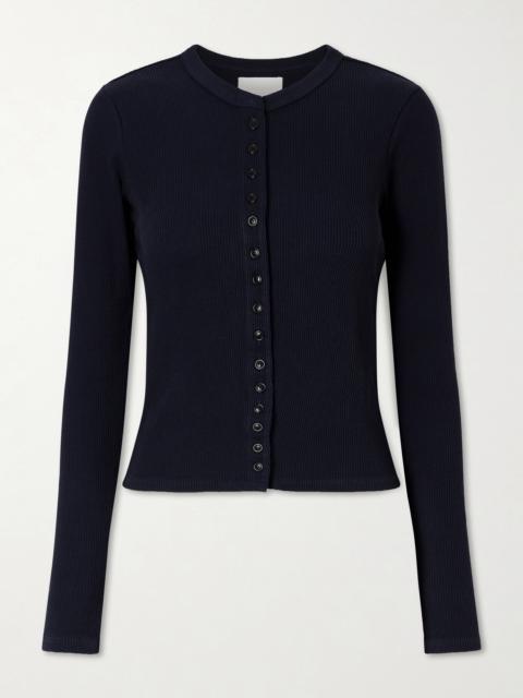 Citizens of Humanity Kari Ribbed Stretch-jersey Cardigan