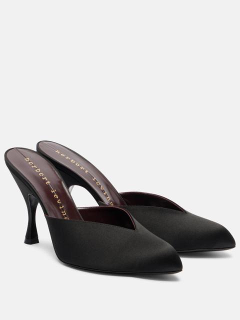 herbert levine Sitting Pretty satin mules