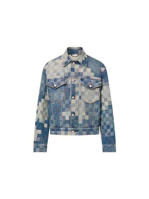Louis Vuitton Louis Vuitton Damier Damoflage Classic Denim Jacket Indigo
