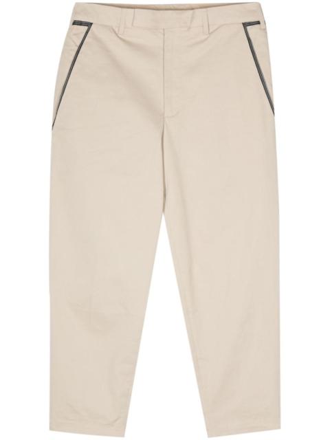 Neil Barrett mid waist slim-fit trousers