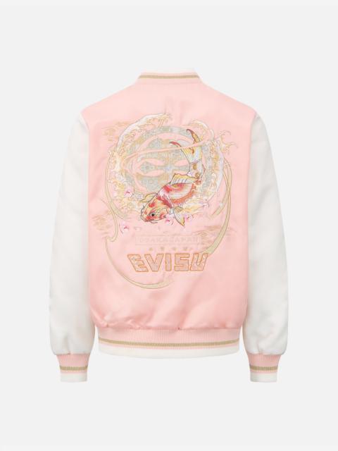 EVISU “KOI PLAYING IN THE WAVES” AND KAMON EMBROIDERY SOUVENIR JACKET