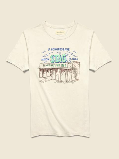 imogene + willie STAG Storefront Tee - Vintage White