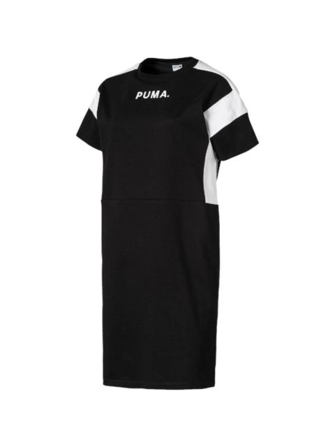 PUMA logo-detail midi dress
