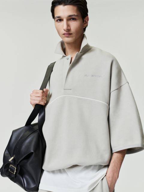ESSENTIALS Active Trace 3/4 Sleeve Modern Polo Sweatshirt