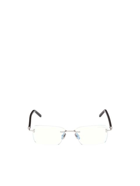 TOM FORD rimless rectangle-frame glasses