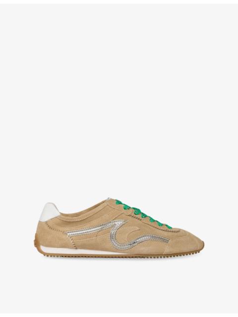 Sandro Light Wave Suede Trainers