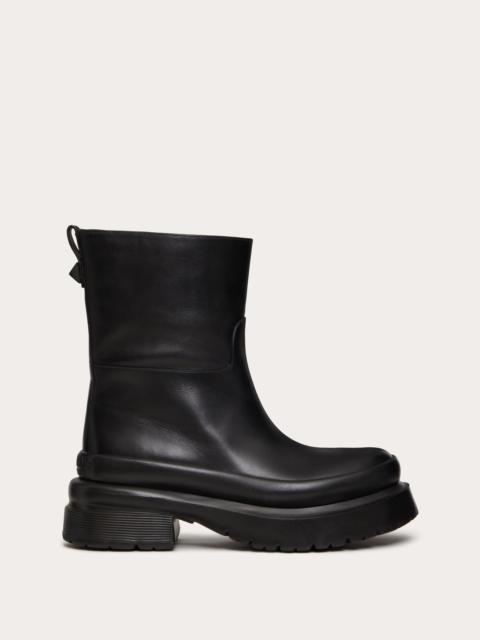 Valentino ROMAN STUD CALFSKIN ANKLE BOOT