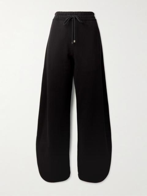 Alaïa Petal Cotton-jersey Barrel-leg Track Pants