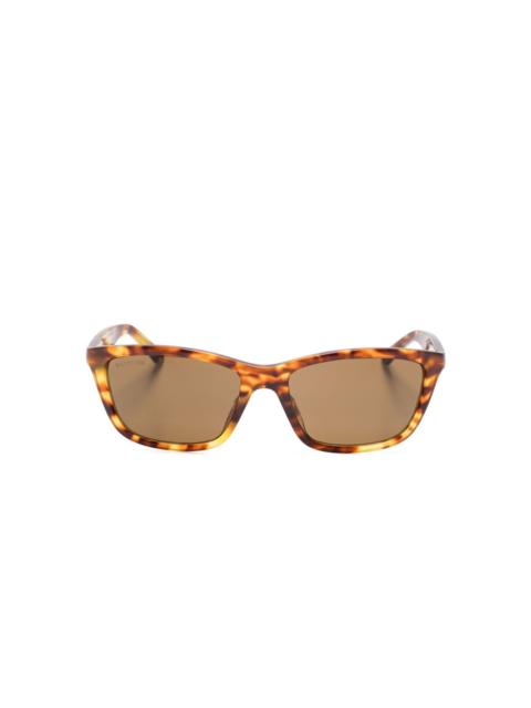 BALENCIAGA wraparound-frame sunglasses
