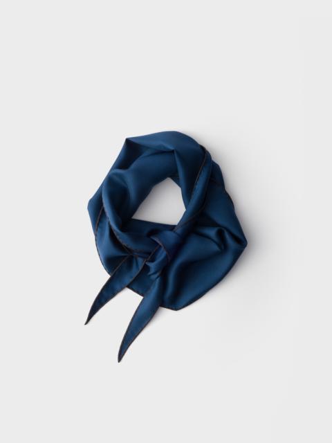 Prada Printed twill scarf