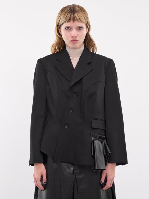 Comme Des Garçons Asymmetric Paneled Blazer