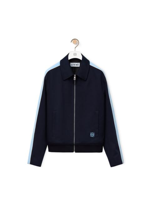 Tracksuit jacket in cotton