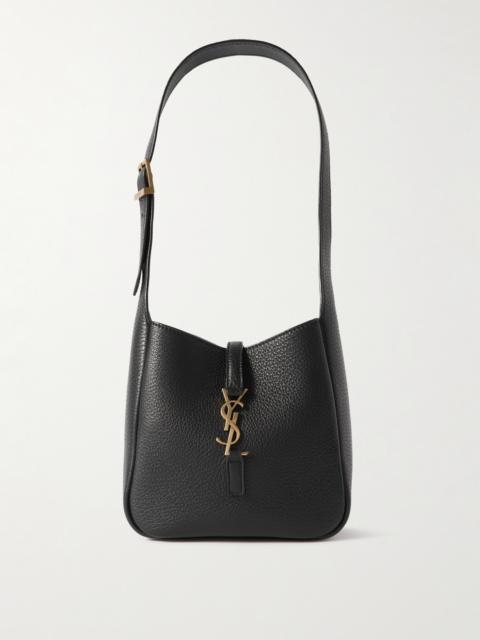SAINT LAURENT Le 5 À 7 Mini Textured-leather Shoulder Bag