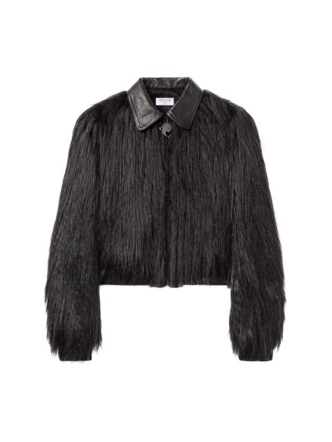 PUCCI Kidhassia panelled faux-fur jacket