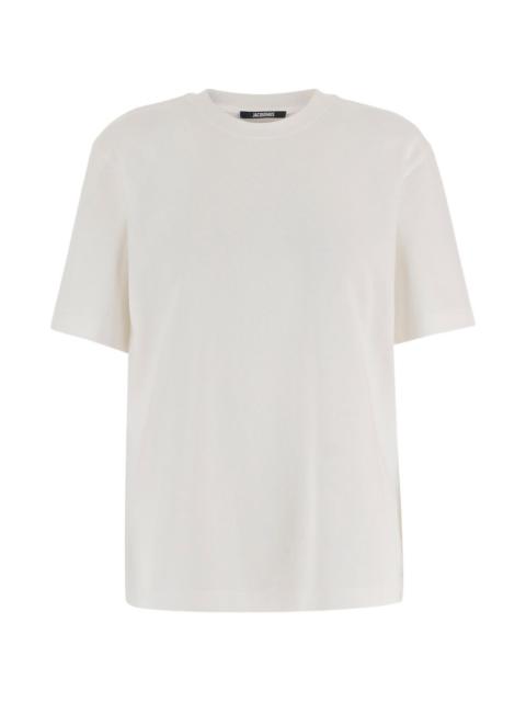 JACQUEMUS logo-lettering crew-neck T-shirt