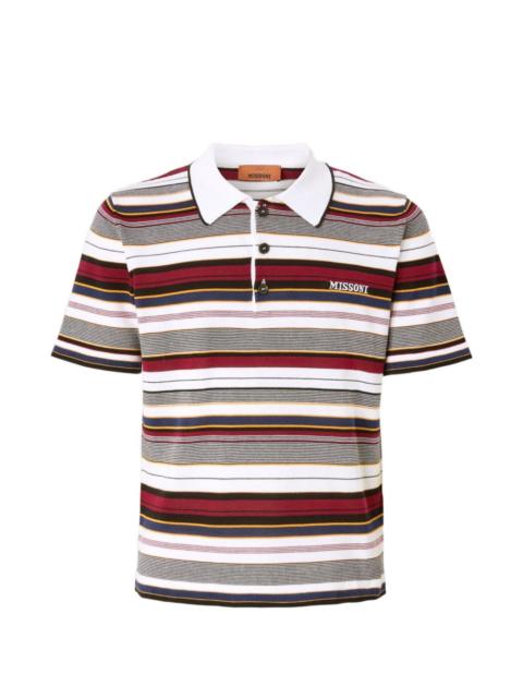 Missoni logo-embroidered polo shirt