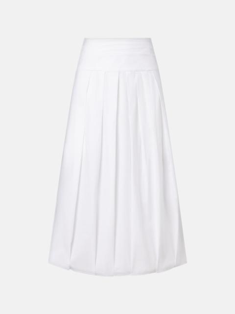 Proenza Schouler White Label Nessa cotton-blend midi skirt
