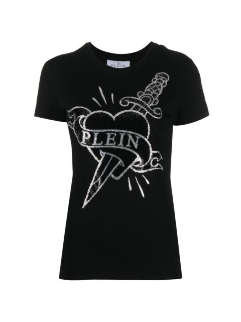 logo-embellishment T-shirt