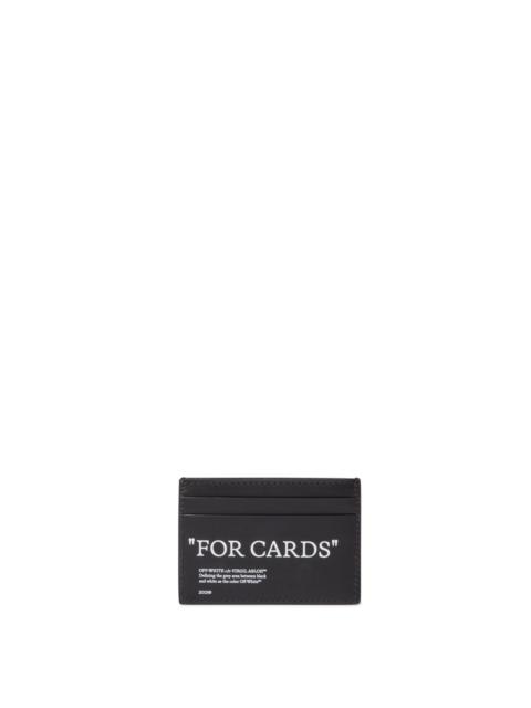 Off-White Quote Card Case Characters