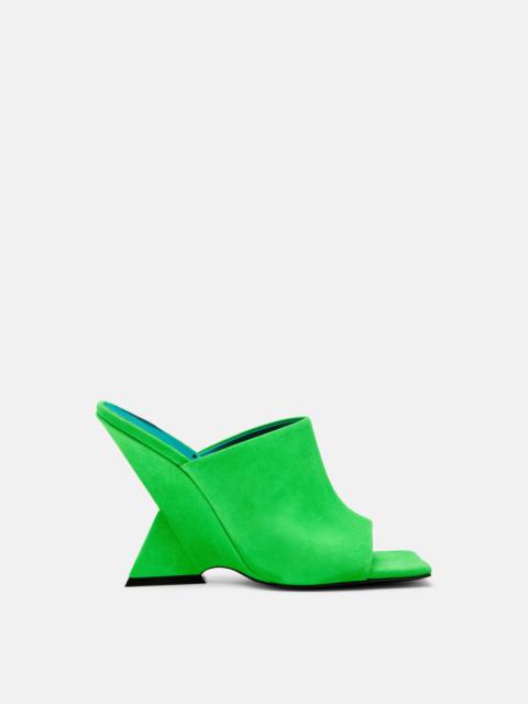 ''CHEOPE'' FLUO GREEN MULE