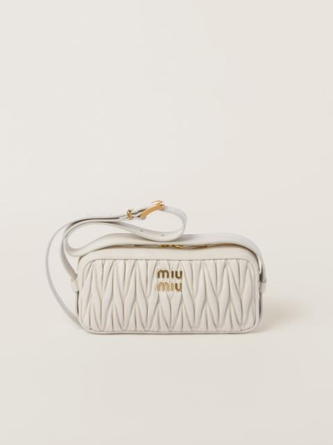 Miu Miu Matelassé nappa leather shoulder bag