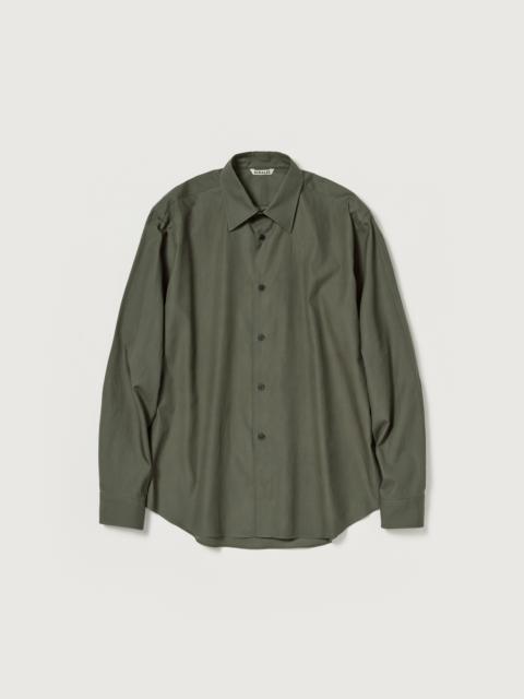 AURALEE WASHED FINX TWILL SHIRT