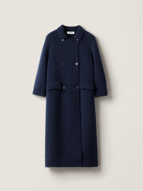 Miu Miu Shetland wool cardigan coat